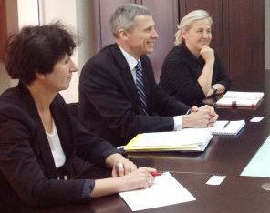 RSC BRIEFS VISITING LATVIAN DELEGATION